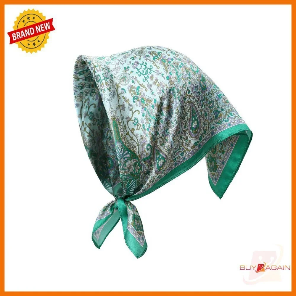 21 Inch Silk Scarf Headband Wrap Multi-Purpose Fashion Accessory